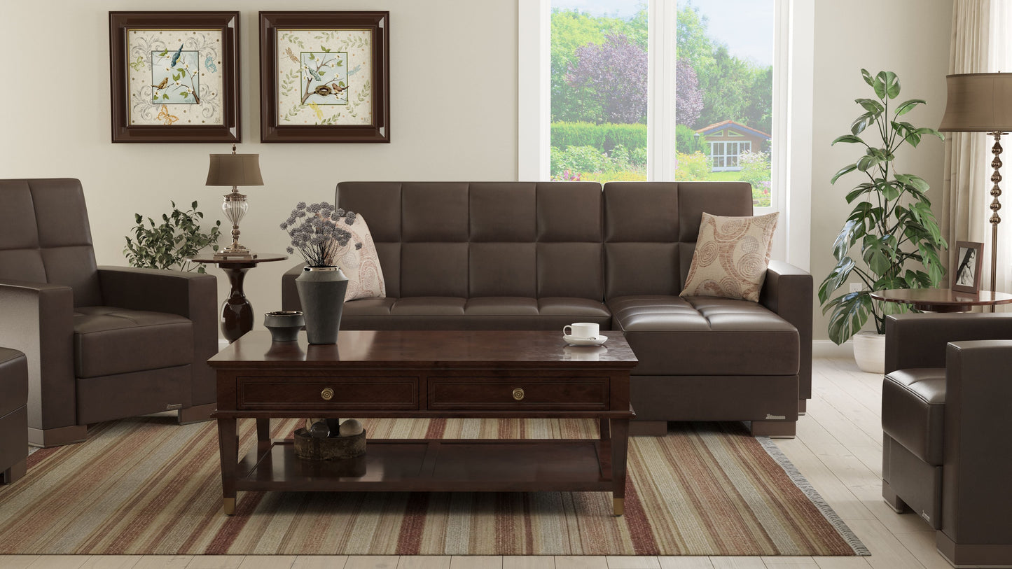 Ottomanson Armada Lounge Sectional Collection Convertible Sofa Bed