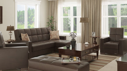 Ottomanson Armada Lounge Sectional Collection Convertible Sofa Bed