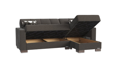 Ottomanson Armada Lounge Sectional Collection Convertible Sofa Bed
