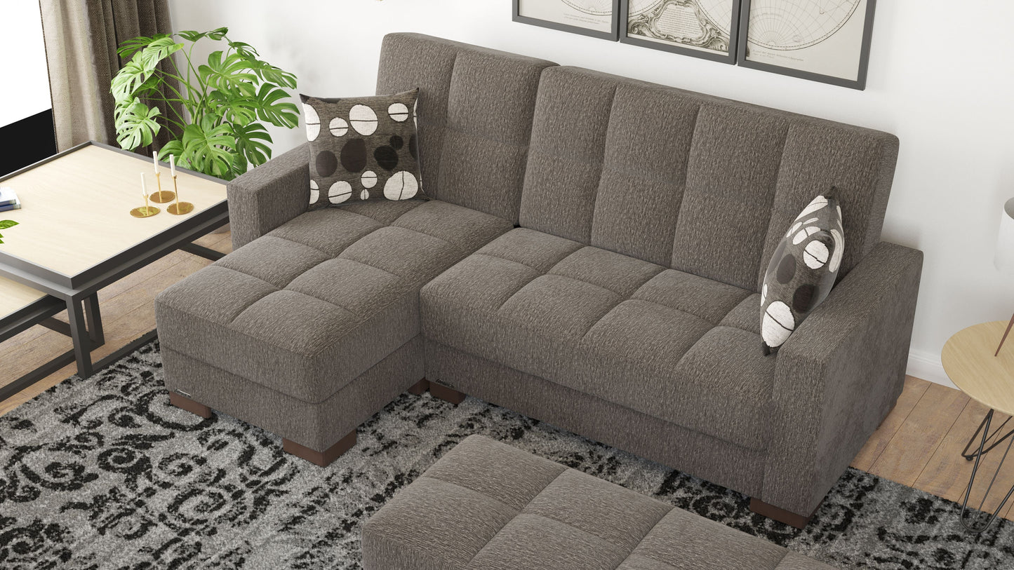 Ottomanson Armada Lounge Sectional Collection Convertible Sofa Bed