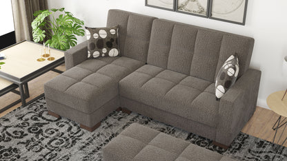 Ottomanson Armada Lounge Sectional Collection Convertible Sofa Bed