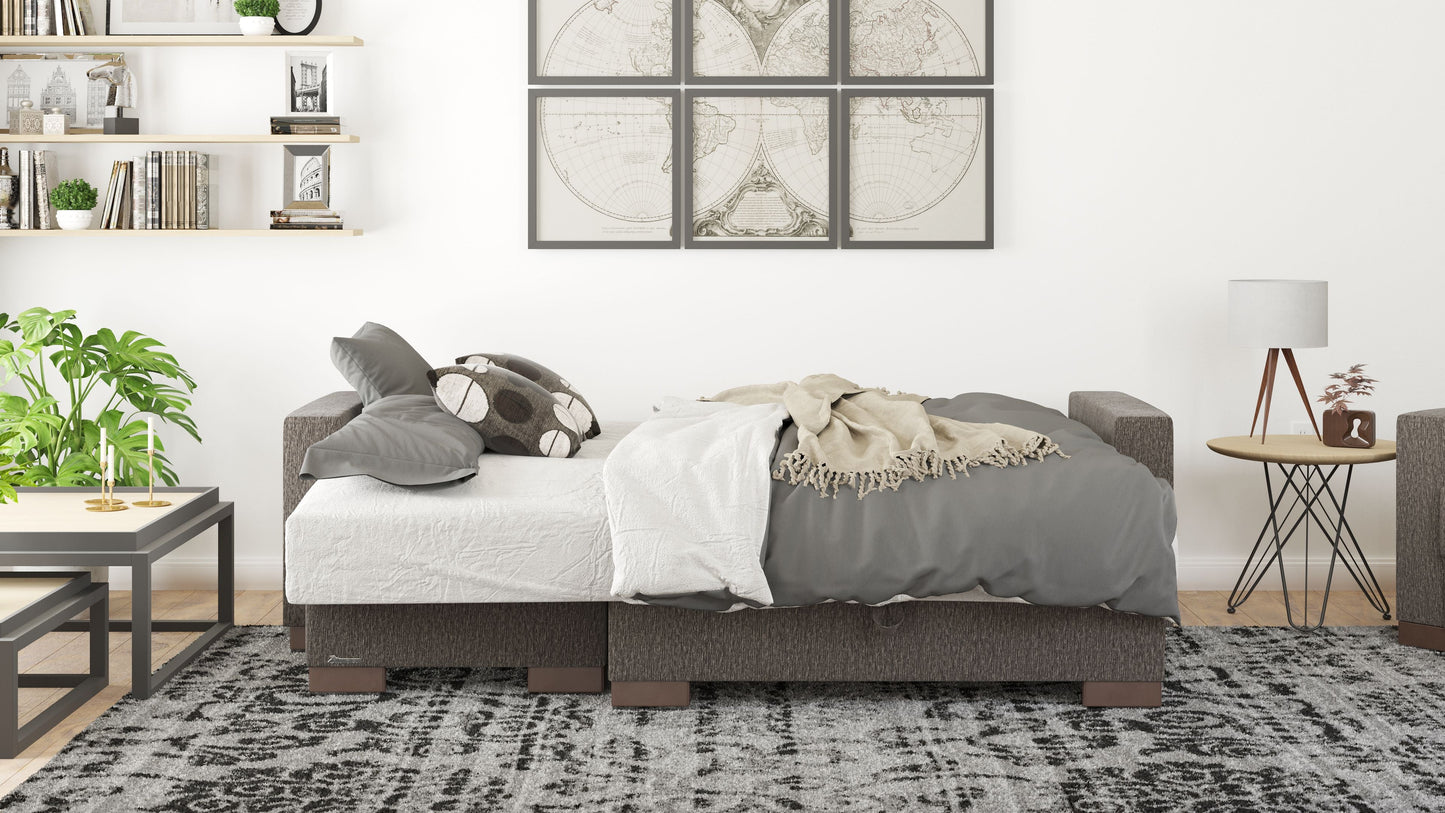 Ottomanson Armada Lounge Sectional Collection Convertible Sofa Bed
