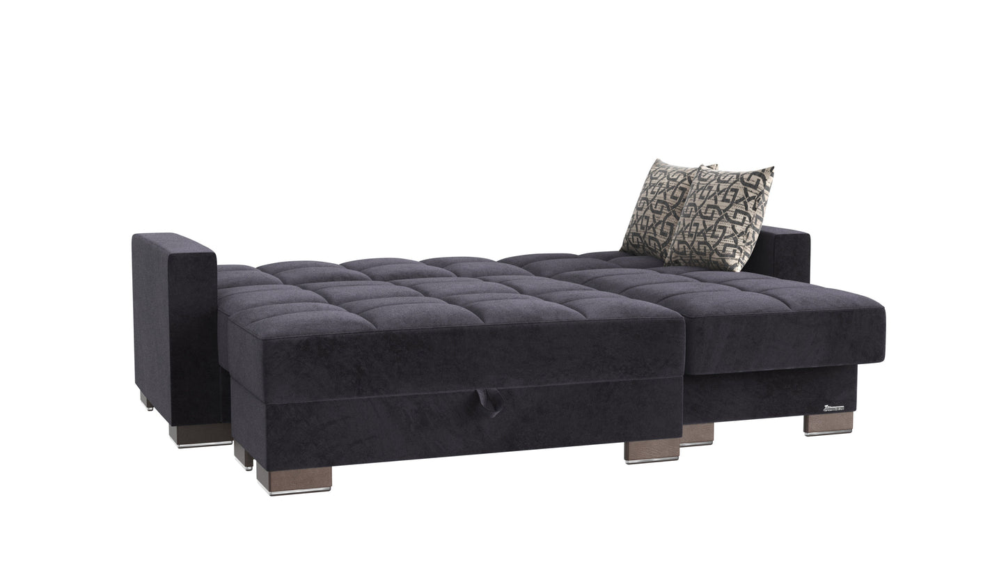 Ottomanson Armada Lounge Sectional Collection Convertible Sofa Bed
