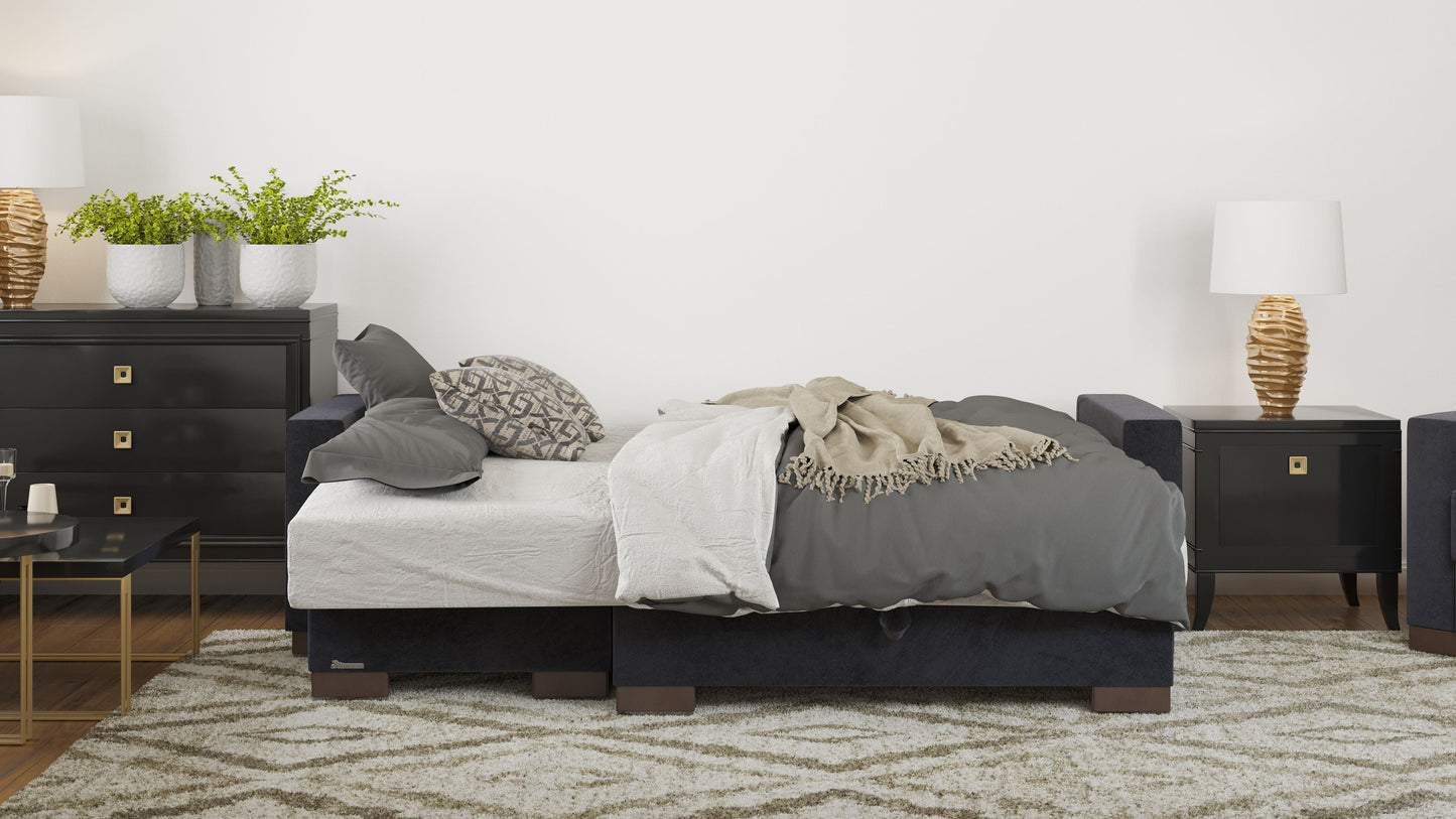 Ottomanson Armada Lounge Sectional Collection Convertible Sofa Bed
