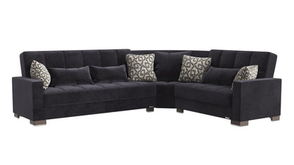 Ottomanson Armada Sectional Collection Convertible Sofa Bed