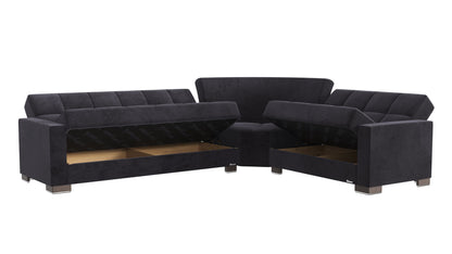 Ottomanson Armada Sectional Collection Convertible Sofa Bed