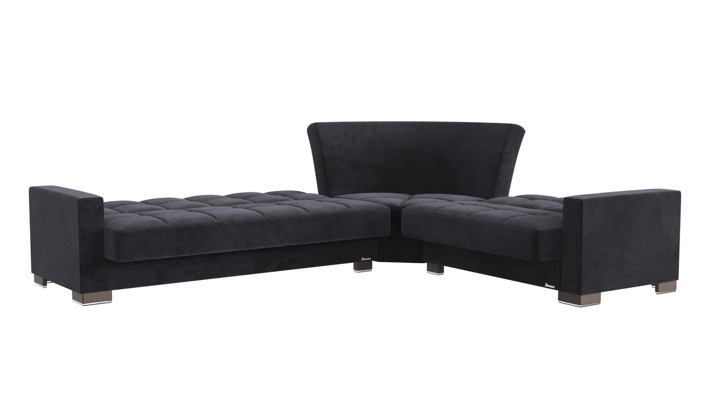 Ottomanson Armada Sectional Collection Convertible Sofa Bed