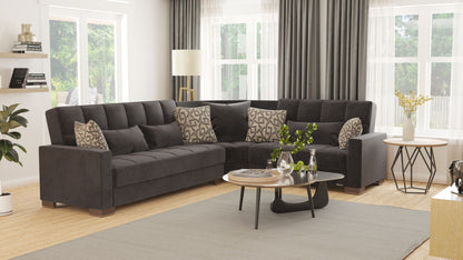 Ottomanson Armada Sectional Collection Convertible Sofa Bed
