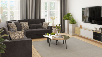 Ottomanson Armada Sectional Collection Convertible Sofa Bed