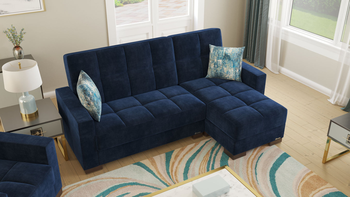 Ottomanson Armada Lounge Sectional Collection Convertible Sofa Bed