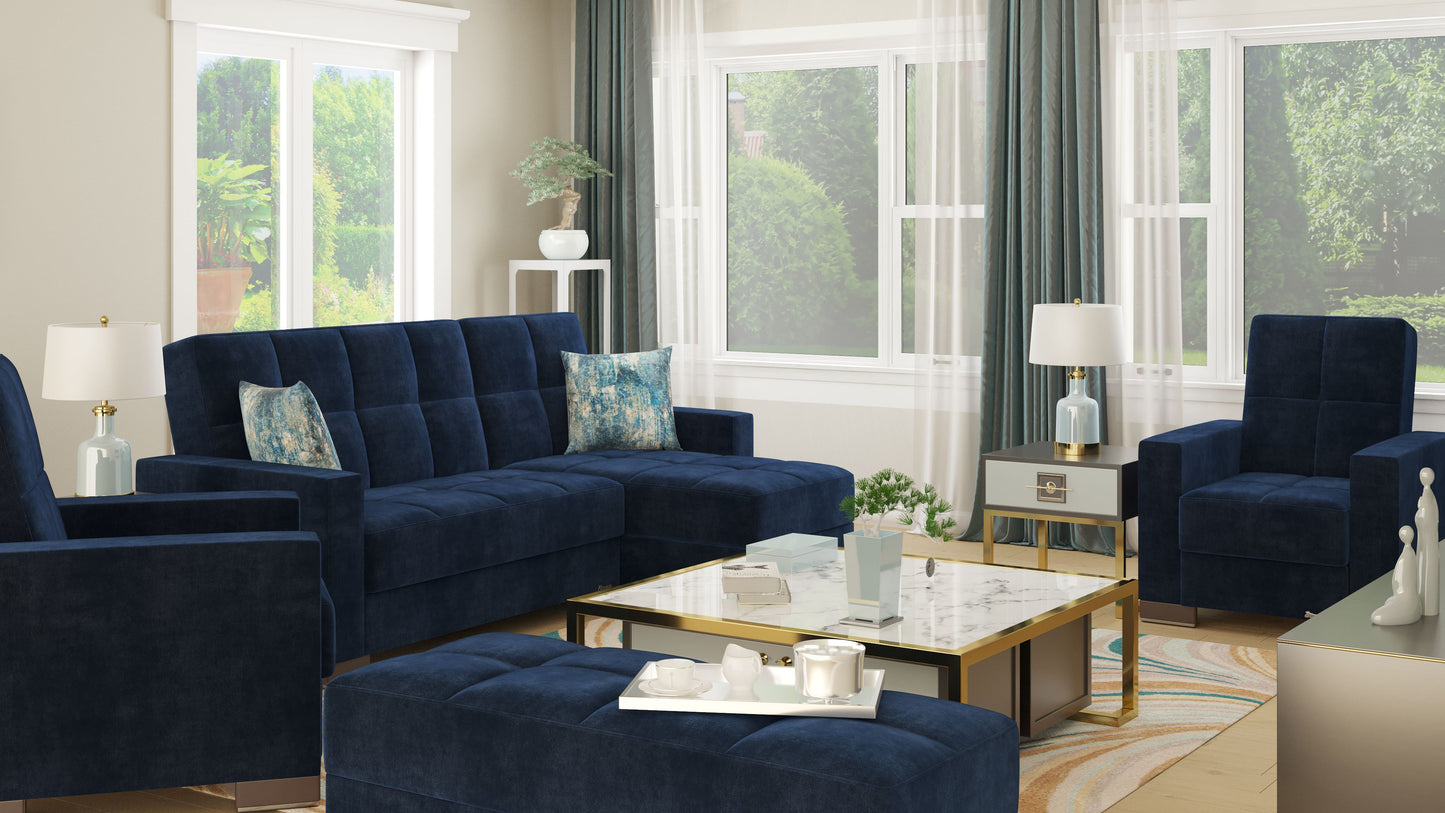Ottomanson Armada Lounge Sectional Collection Convertible Sofa Bed