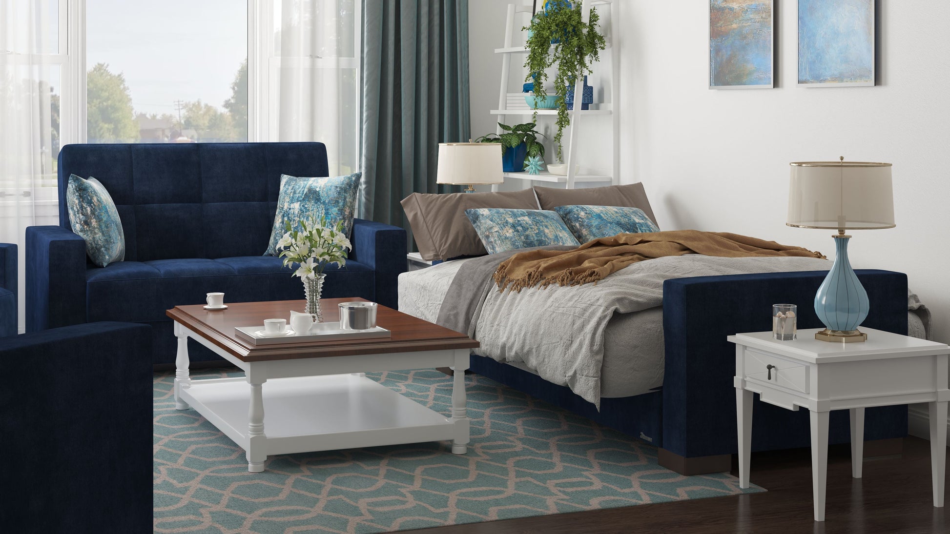 Ottomanson Armada Collection Convertible Sofa Bed
