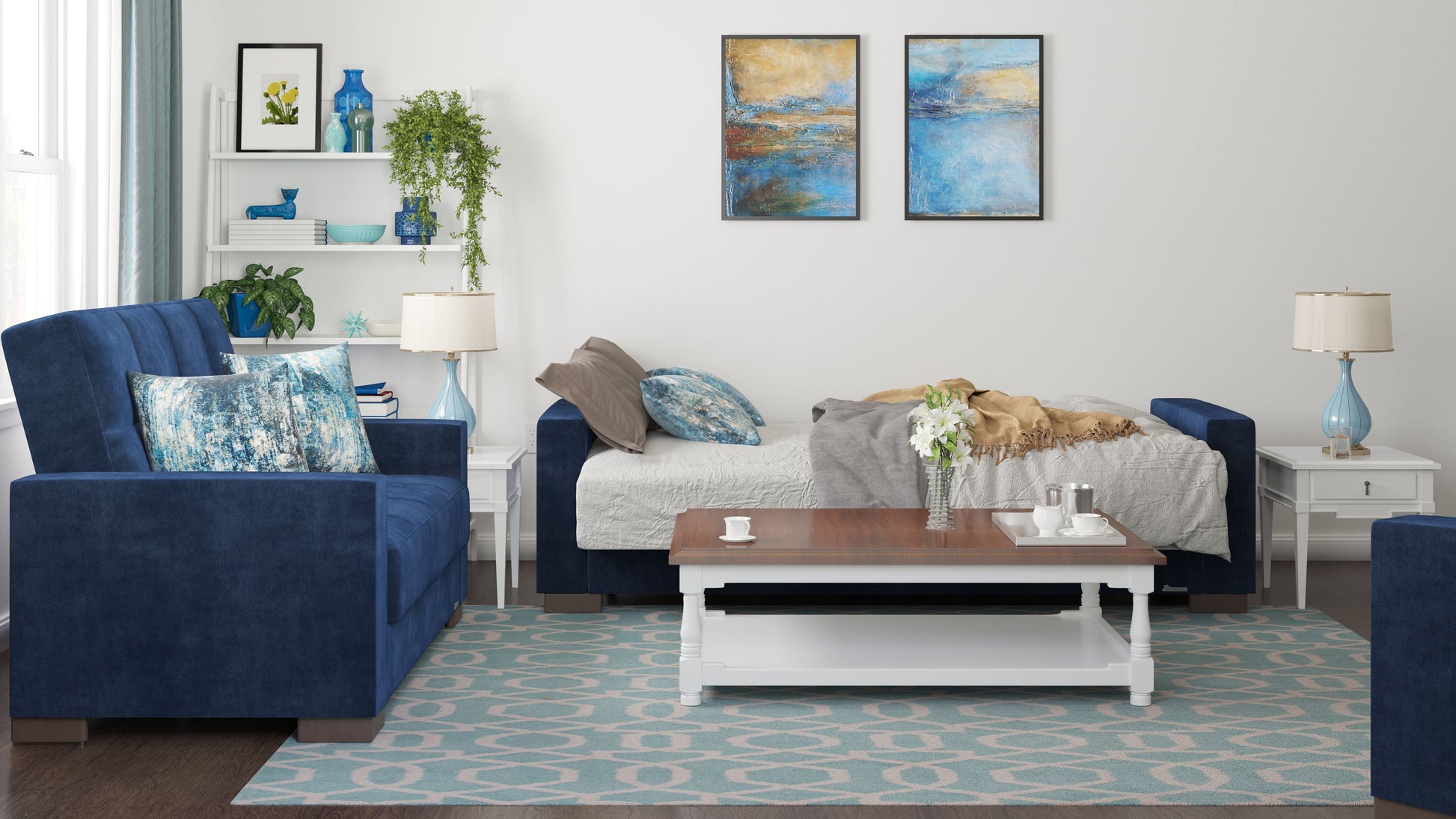 Ottomanson Armada Collection Convertible Sofa Bed