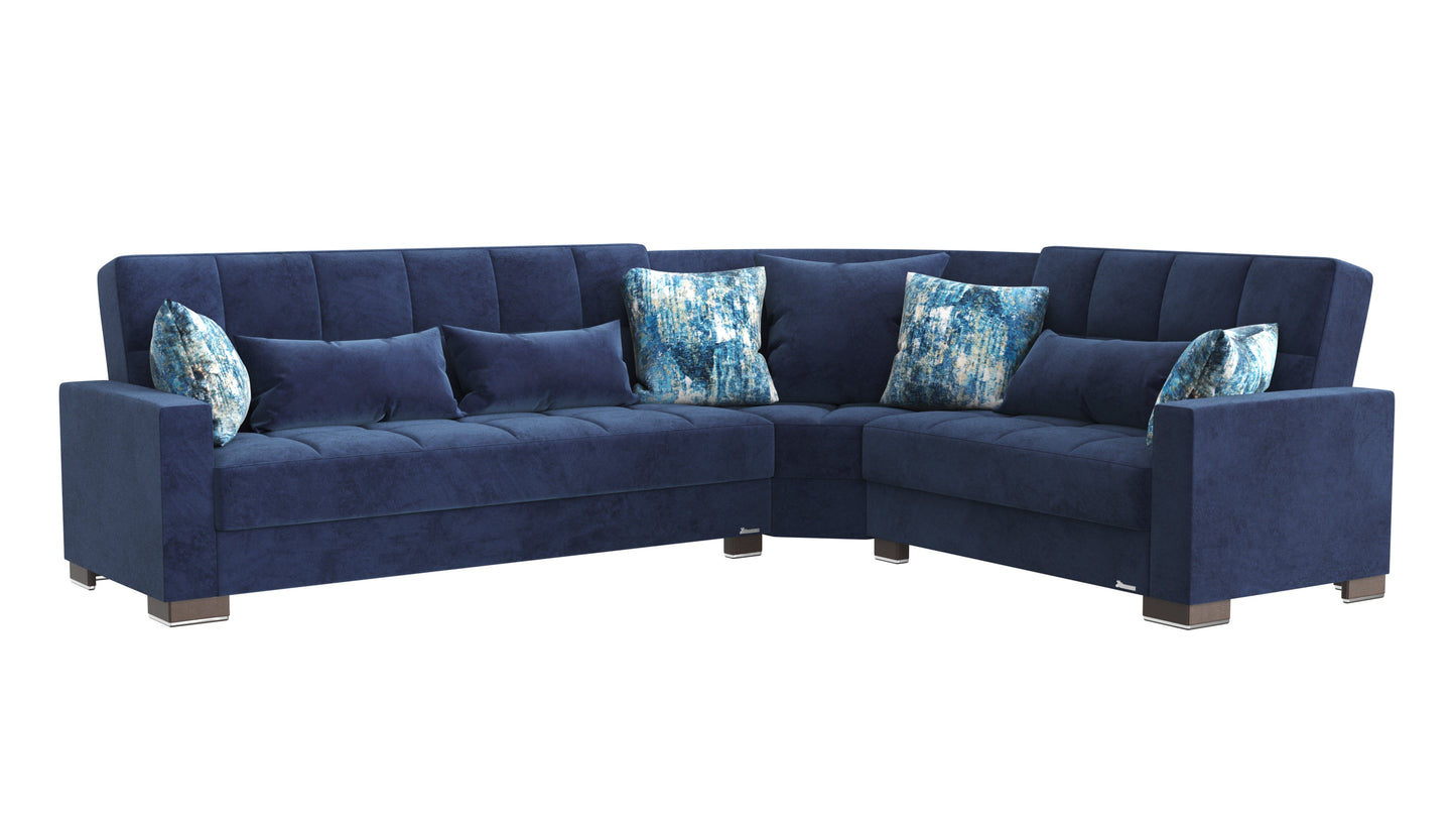 Ottomanson Armada Sectional Collection Convertible Sofa Bed