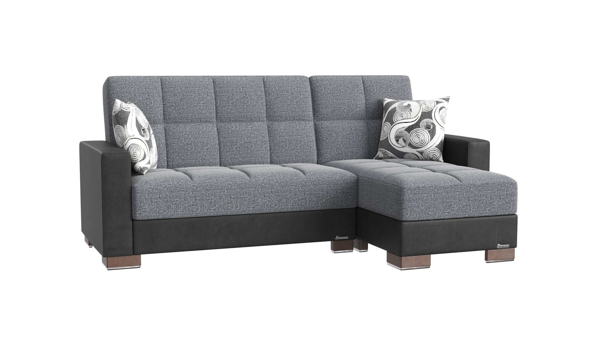 Ottomanson Armada Lounge Sectional Collection Convertible Sofa Bed