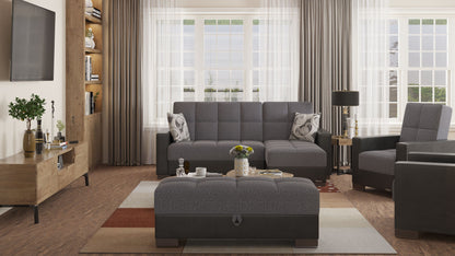 Ottomanson Armada Lounge Sectional Collection Convertible Sofa Bed