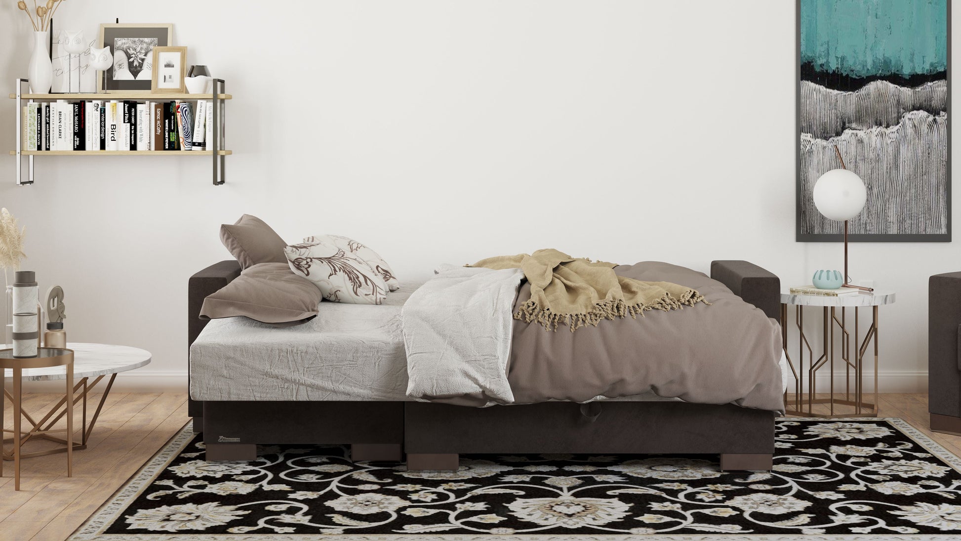 Ottomanson Armada Lounge Sectional Collection Convertible Sofa Bed