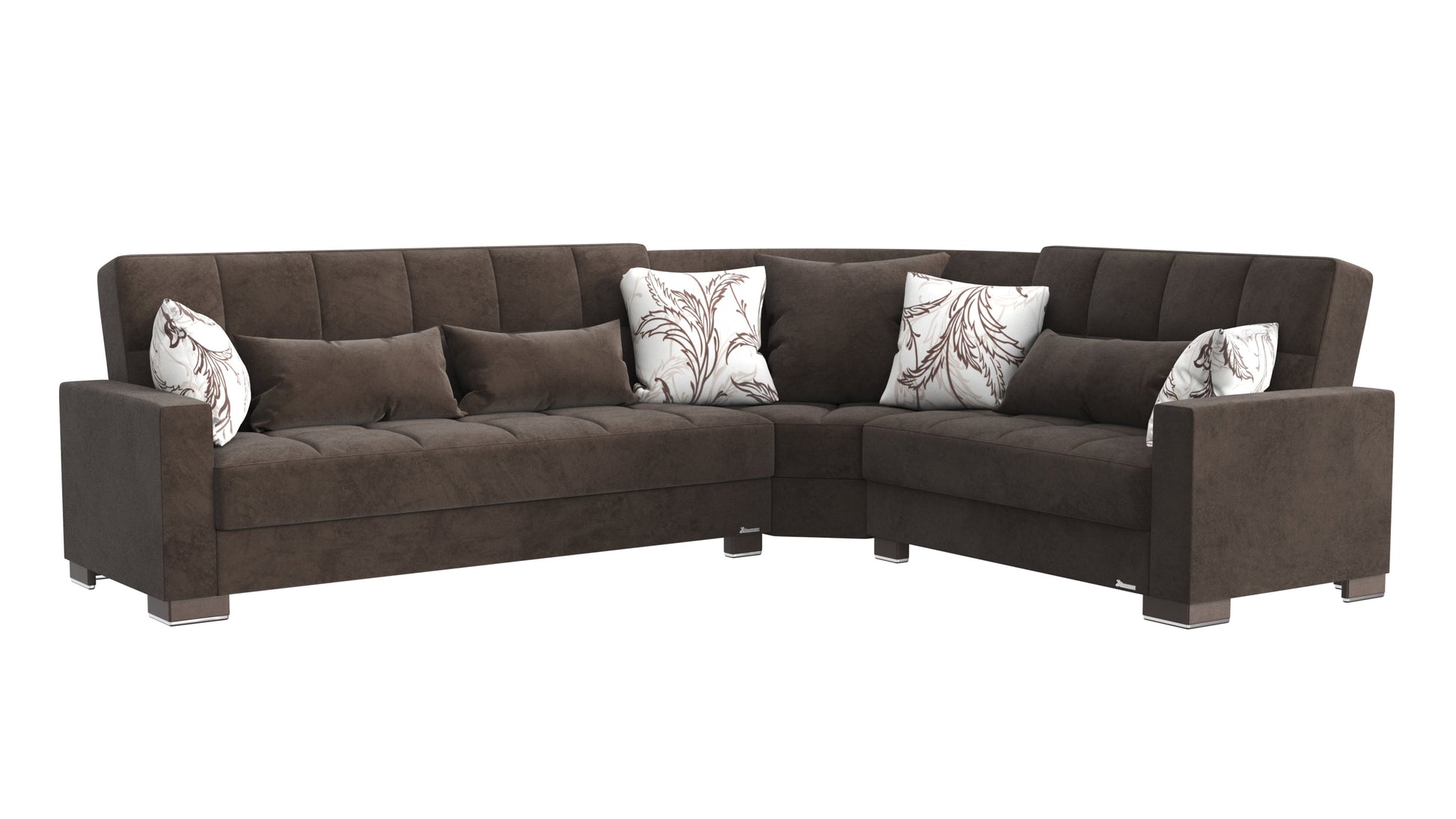Ottomanson Armada Sectional Collection Convertible Sofa Bed