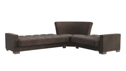 Ottomanson Armada Sectional Collection Convertible Sofa Bed