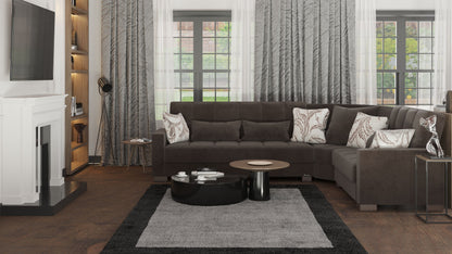 Ottomanson Armada Sectional Collection Convertible Sofa Bed