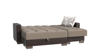 Ottomanson Armada Lounge Sectional Collection Convertible Sofa Bed