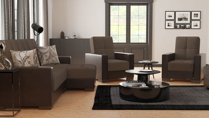 Ottomanson Armada Lounge Sectional Collection Convertible Sofa Bed