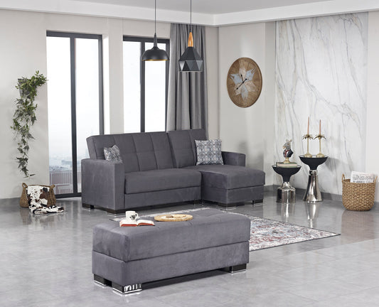 Ottomanson Armada Lounge Sectional Collection Convertible Sofa Bed