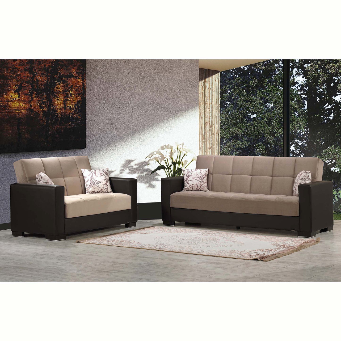 Ottomanson Armada Collection Convertible Sofa Bed