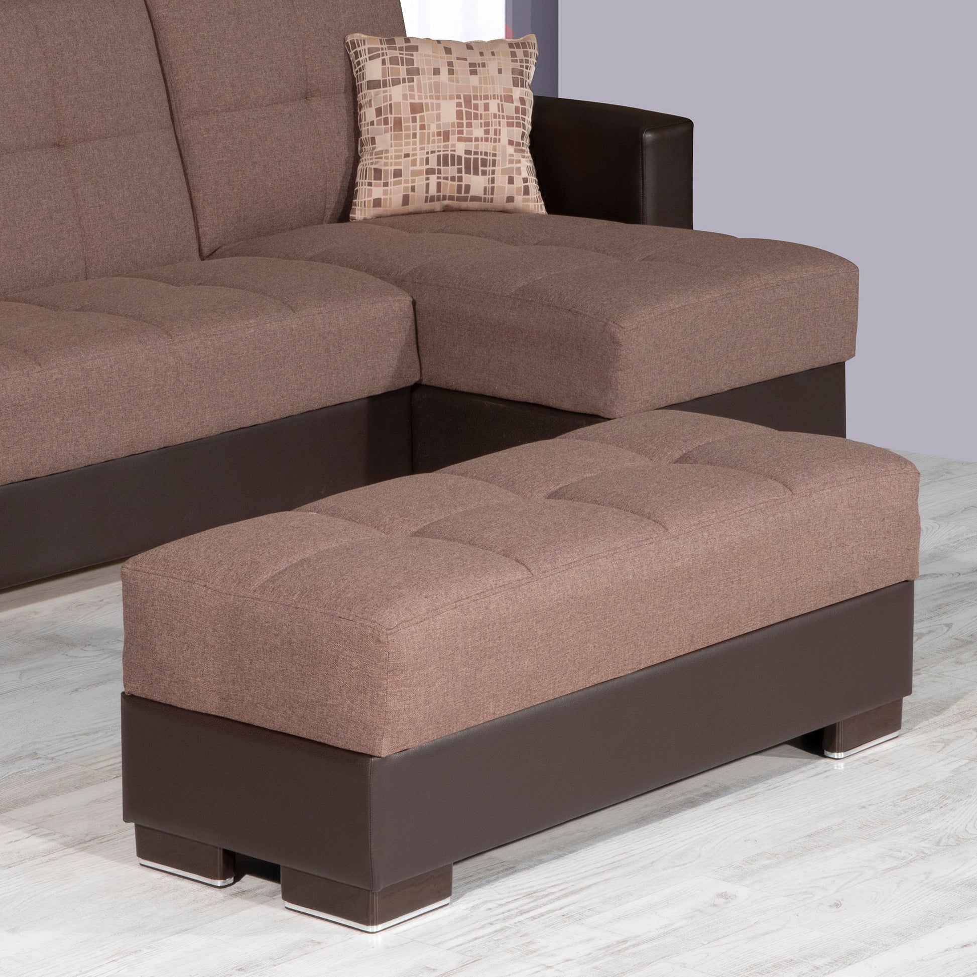 Ottomanson Armada Lounge Sectional Collection Convertible Sofa Bed