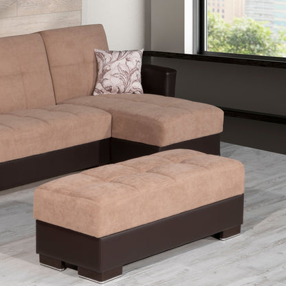 Ottomanson Armada Lounge Sectional Collection Convertible Sofa Bed