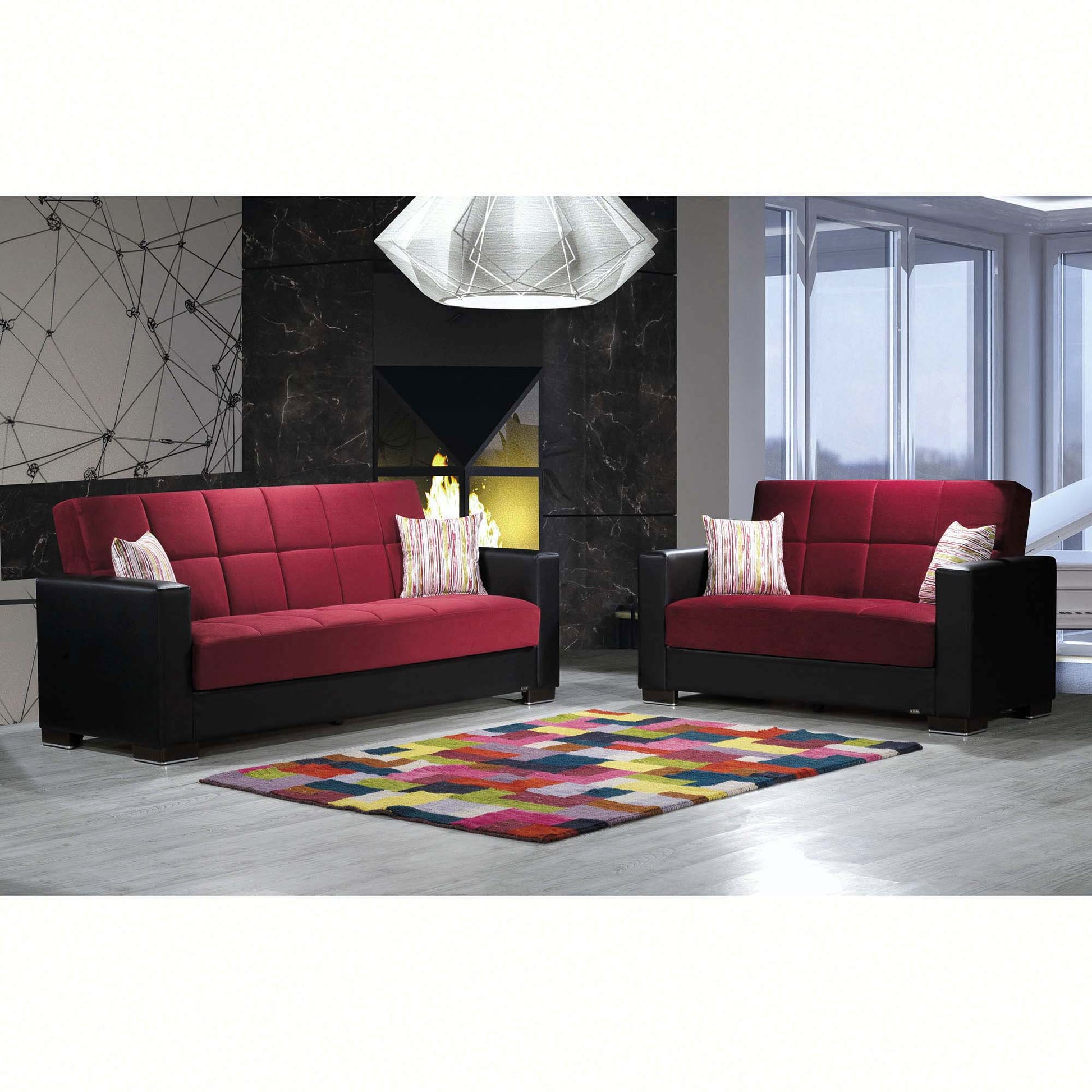 Ottomanson Armada Collection Convertible Sofa Bed