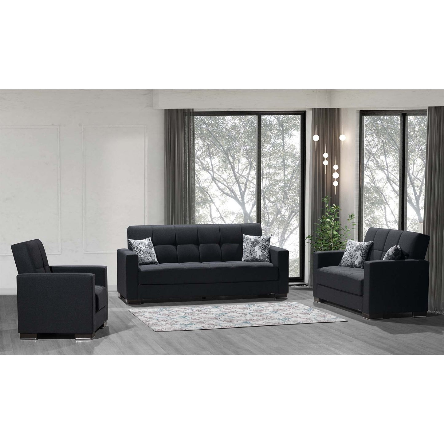 Ottomanson Armada Collection Convertible Sofa Bed