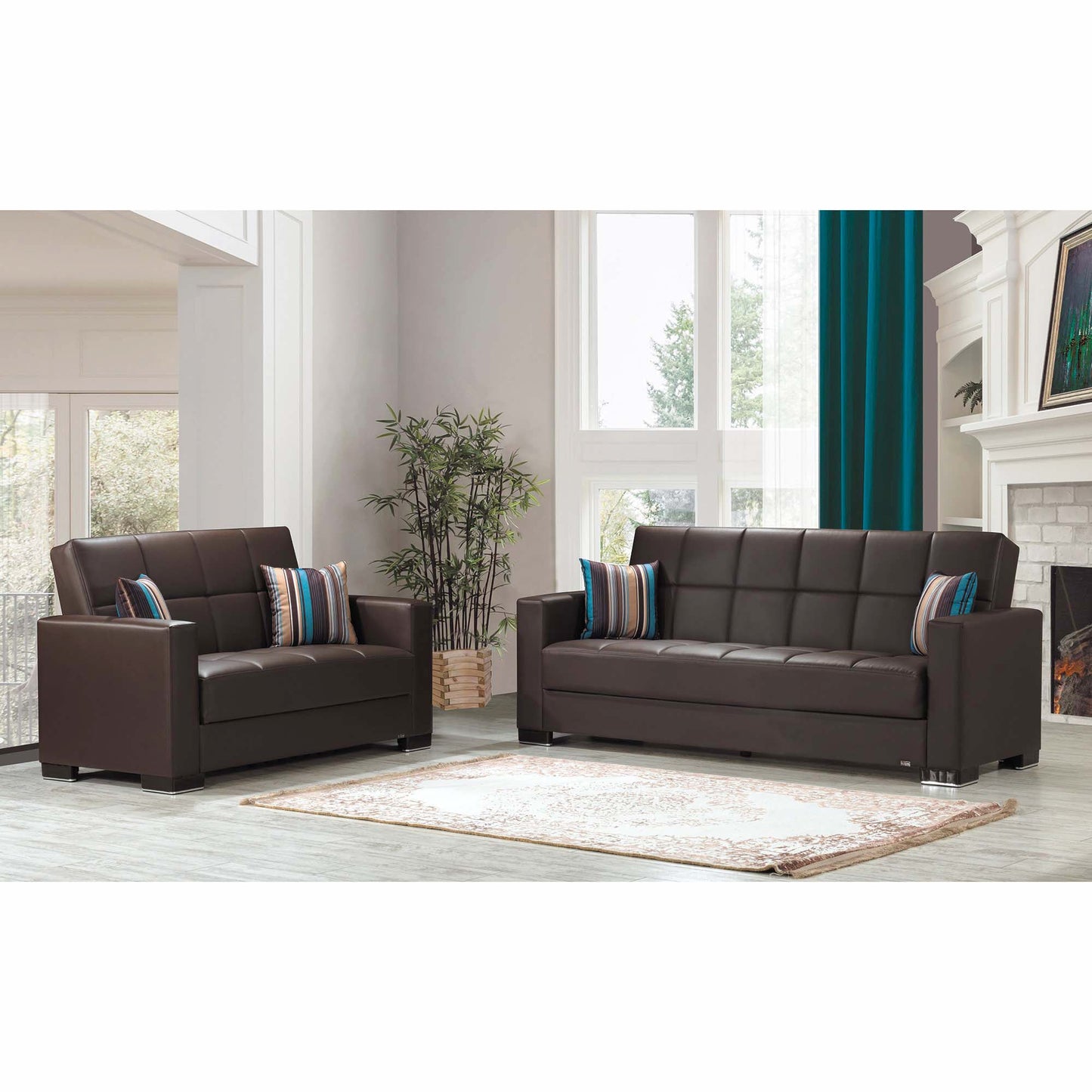 Ottomanson Armada Collection Convertible Sofa Bed