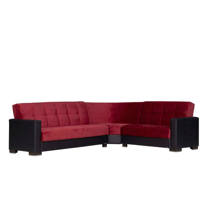 Ottomanson Armada Sectional Collection Convertible Sofa Bed