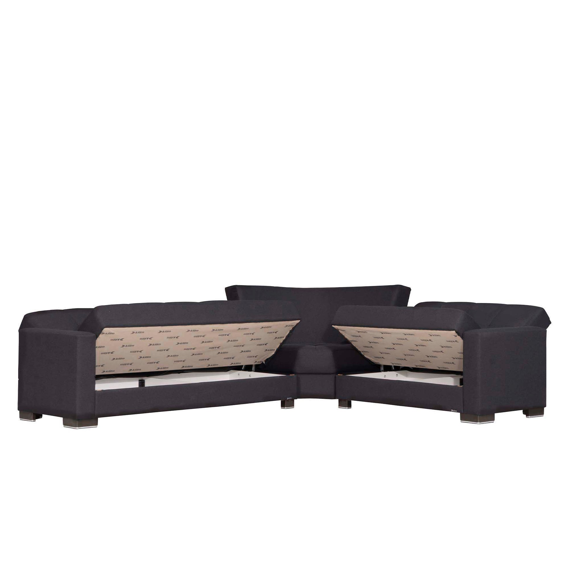 Ottomanson Armada Sectional Collection Convertible Sofa Bed