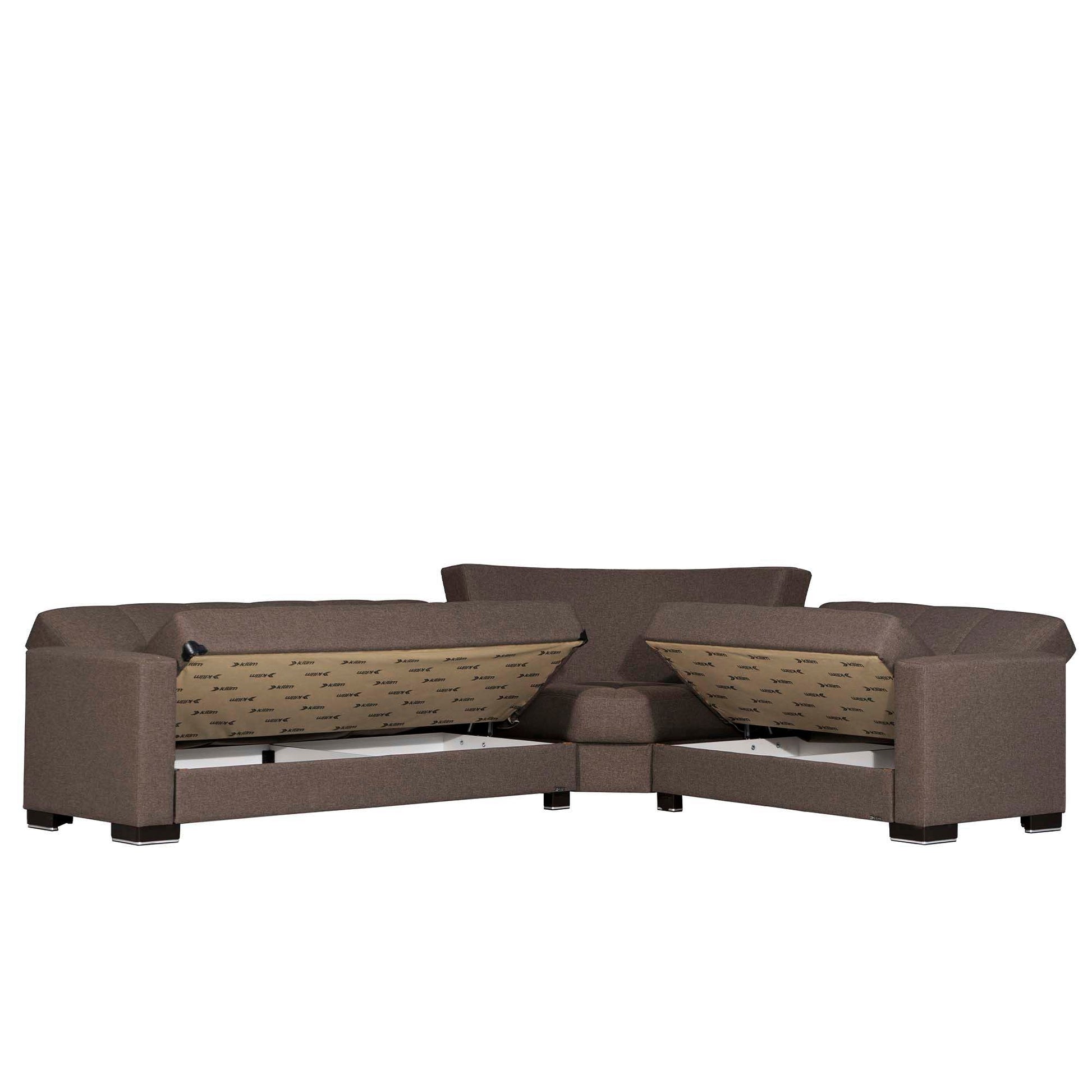 Ottomanson Armada Sectional Collection Convertible Sofa Bed