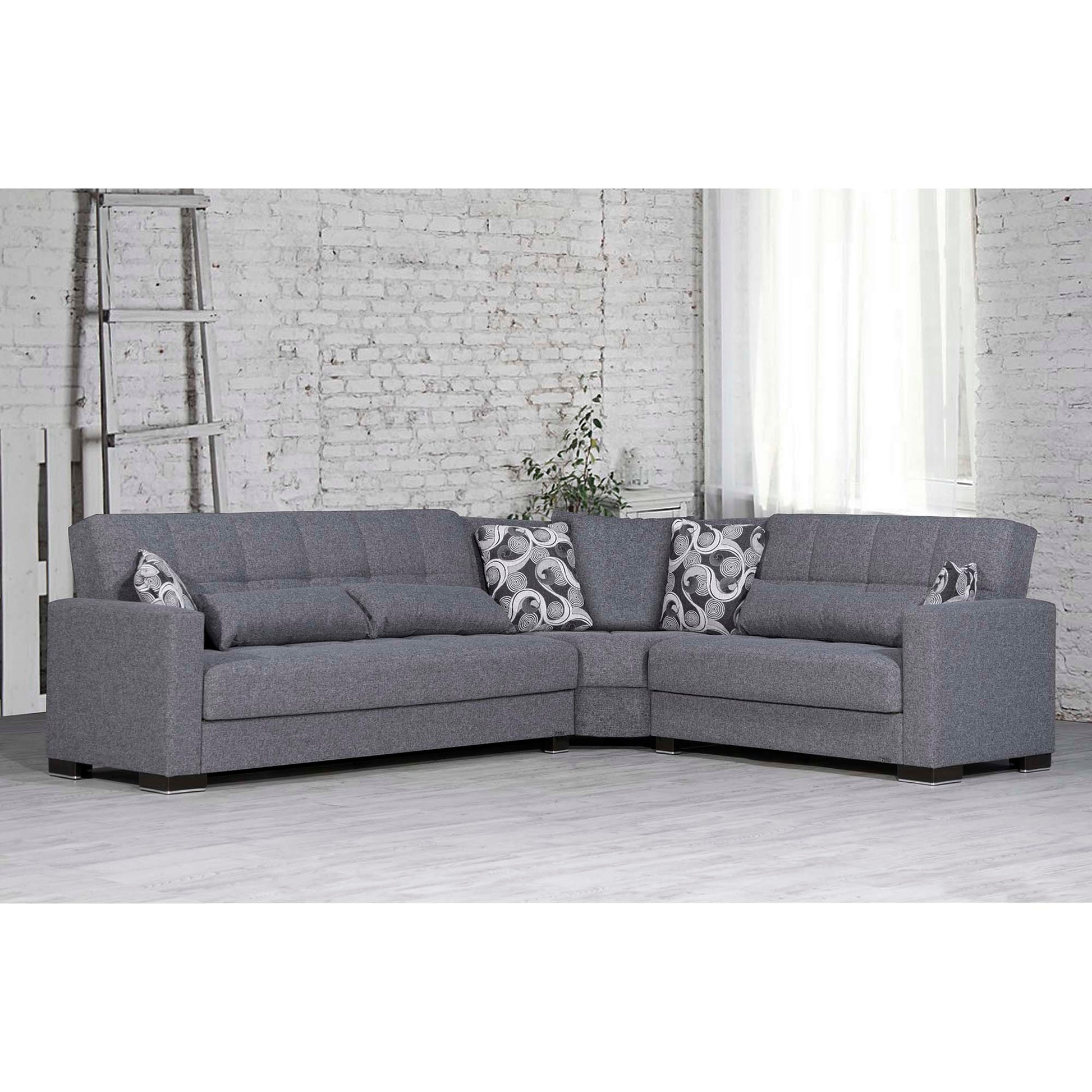 Ottomanson Armada Sectional Collection Convertible Sofa Bed