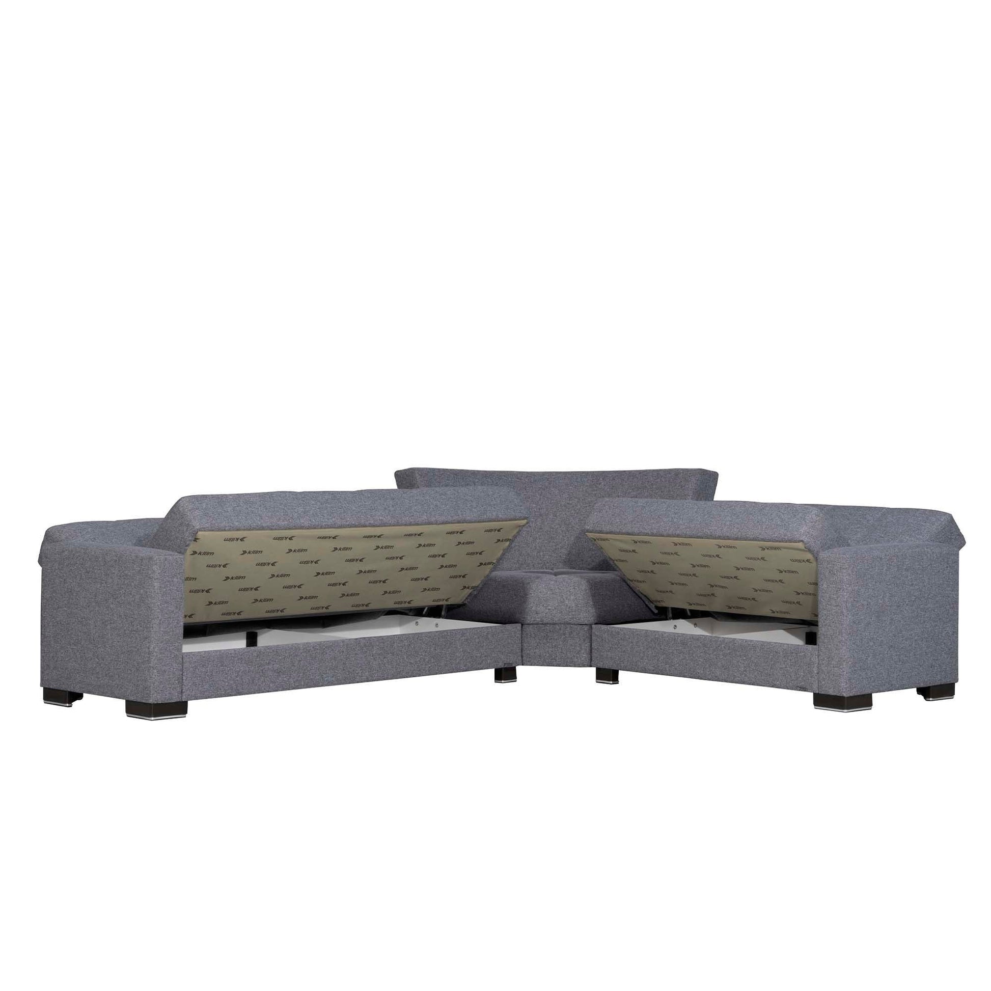 Ottomanson Armada Sectional Collection Convertible Sofa Bed