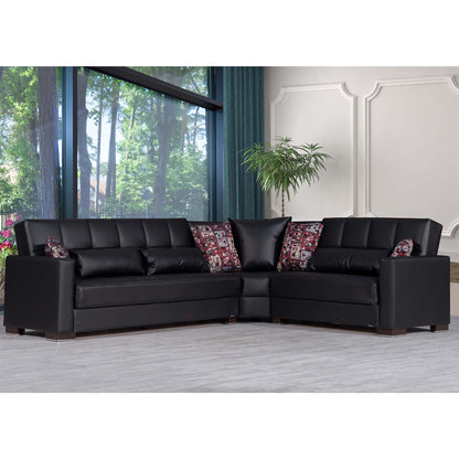 Ottomanson Armada Sectional Collection Convertible Sofa Bed