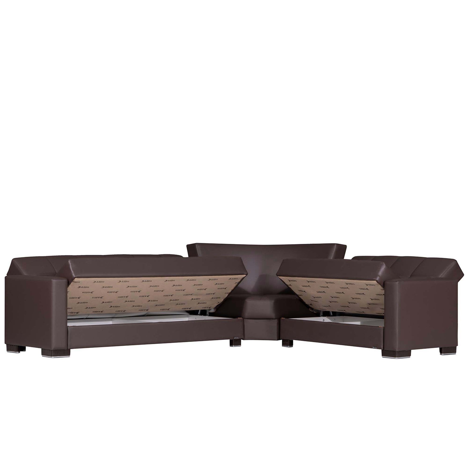 Ottomanson Armada Sectional Collection Convertible Sofa Bed