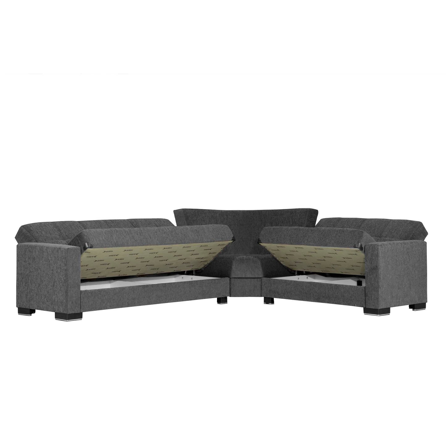 Ottomanson Armada Sectional Collection Convertible Sofa Bed