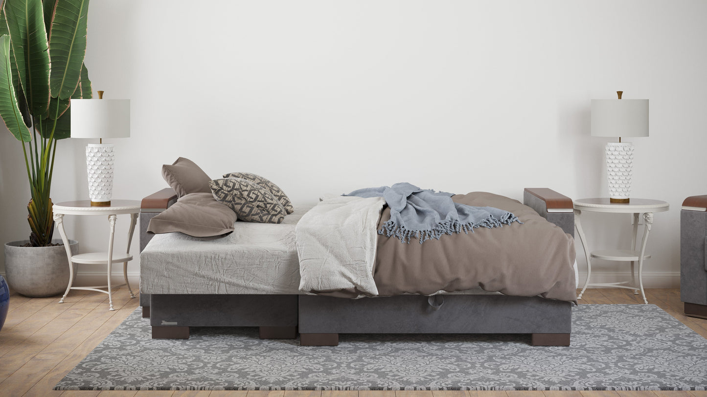 Ottomanson Armada X Lounge Sectional Collection Convertible Sofa Bed