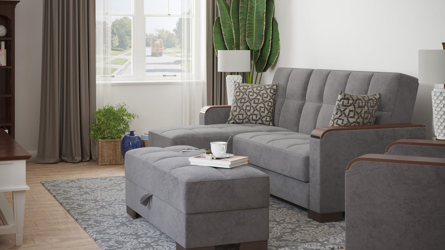 Ottomanson Armada X Lounge Sectional Collection Convertible Sofa Bed