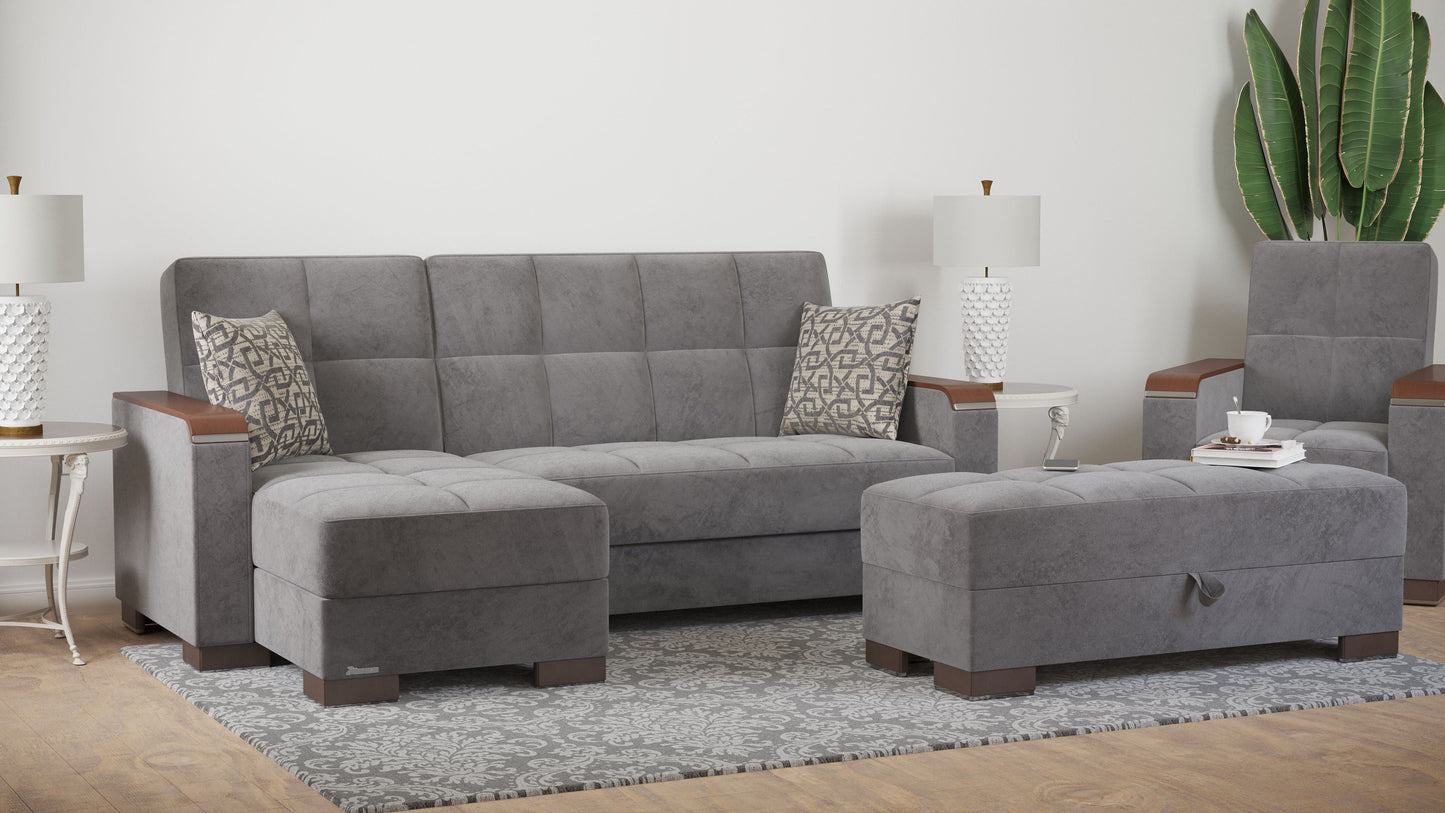 Ottomanson Armada X Lounge Sectional Collection Convertible Sofa Bed