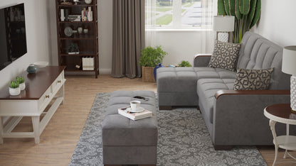 Ottomanson Armada X Lounge Sectional Collection Convertible Sofa Bed