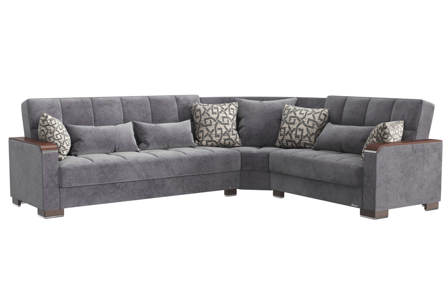 Ottomanson Armada X Sectional Collection Convertible Sofa Bed
