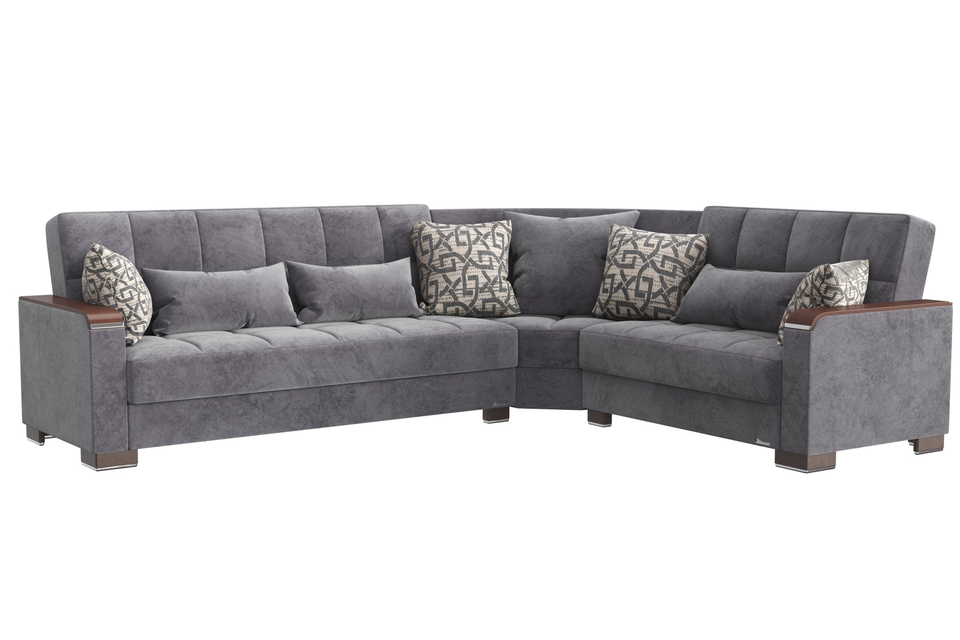 Ottomanson Armada X Sectional Collection Convertible Sofa Bed