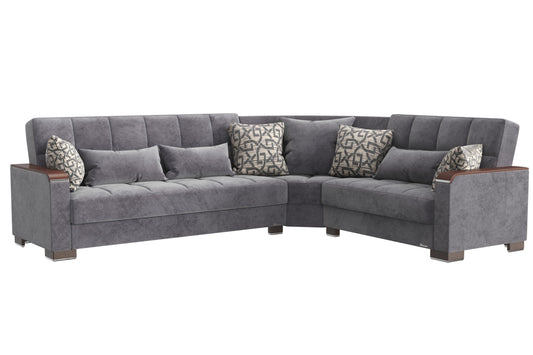 Ottomanson Armada X Sectional Collection Convertible Sofa Bed