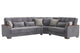 Ottomanson Armada X Sectional Collection Convertible Sofa Bed