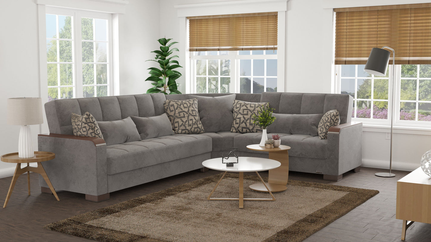 Ottomanson Armada X Sectional Collection Convertible Sofa Bed